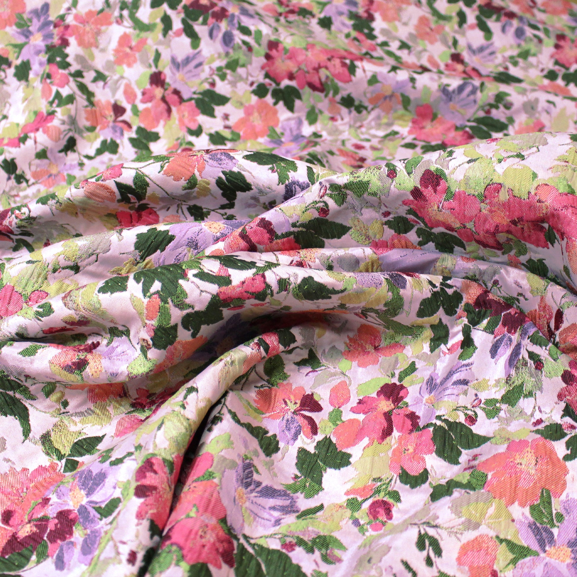 'spring awakening' woven brocade - lilac