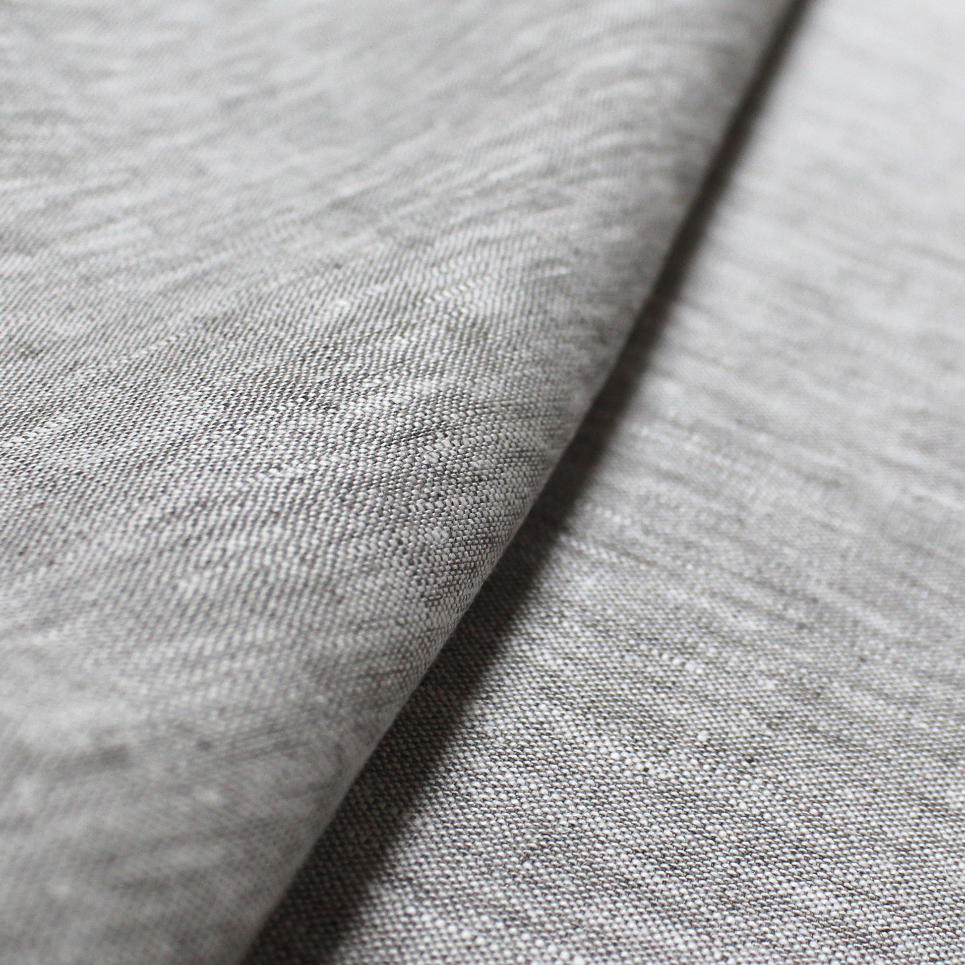 European mid-weight cross dye linen - cobblestone