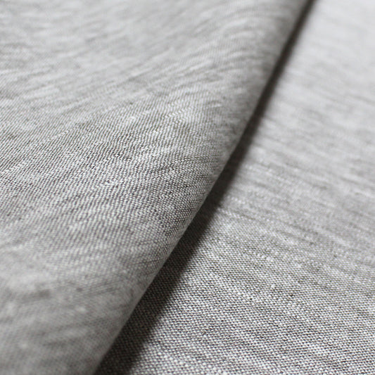 European mid-weight cross dye linen - cobblestone