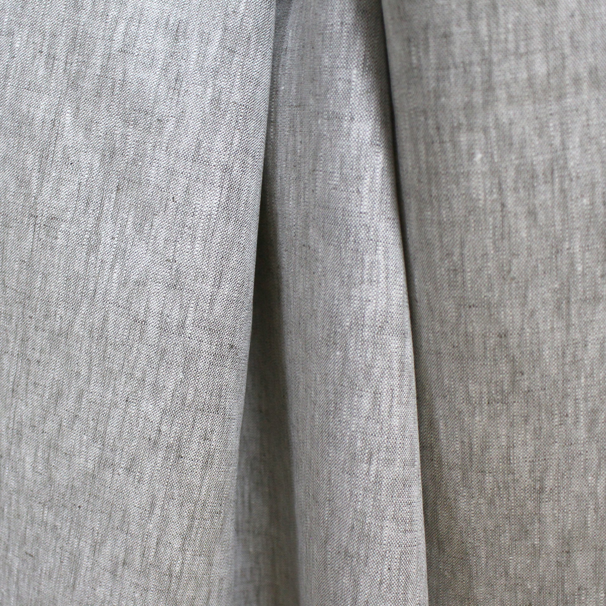 European mid-weight cross dye linen - cobblestone