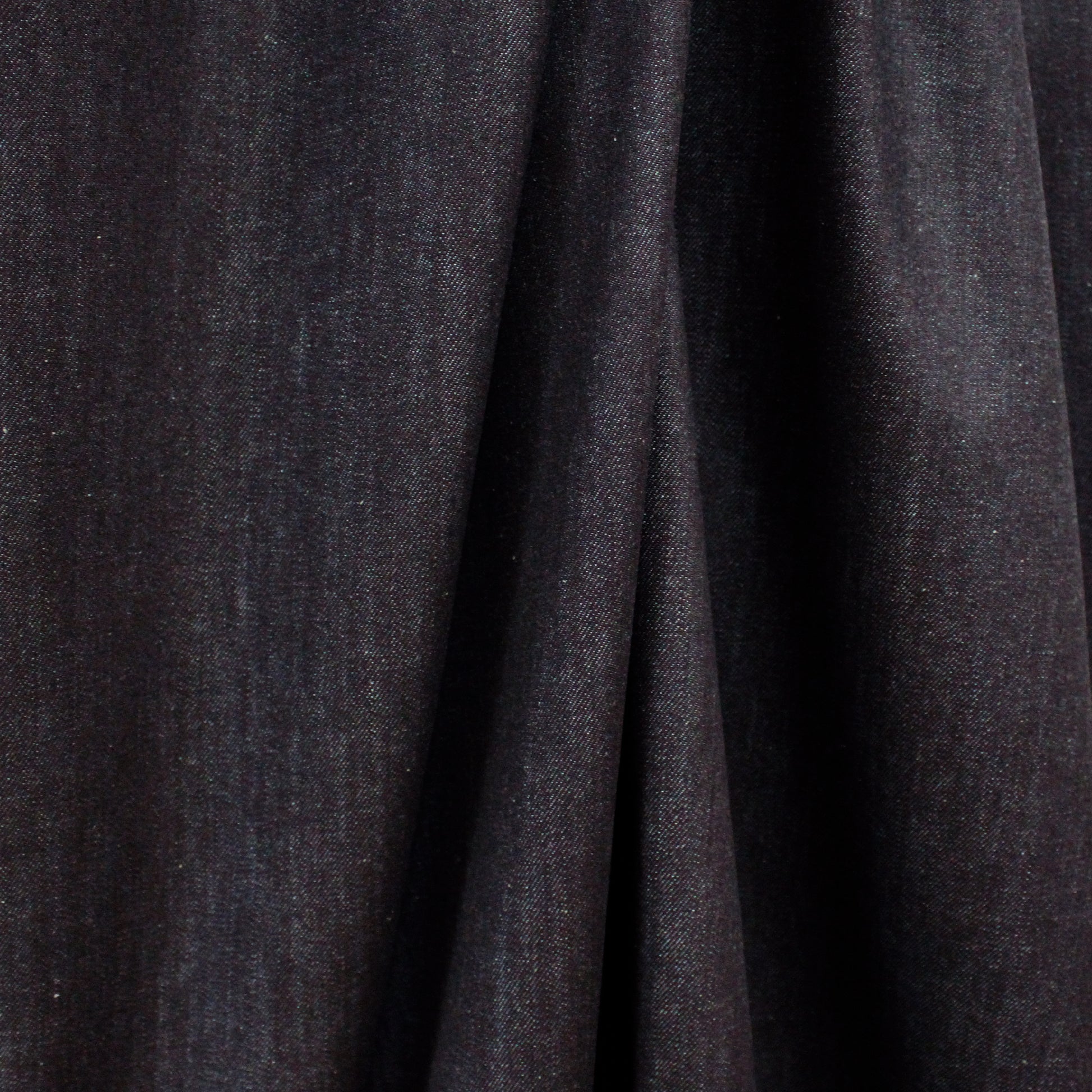 mid-weight stretch denim - ultra dark indigo