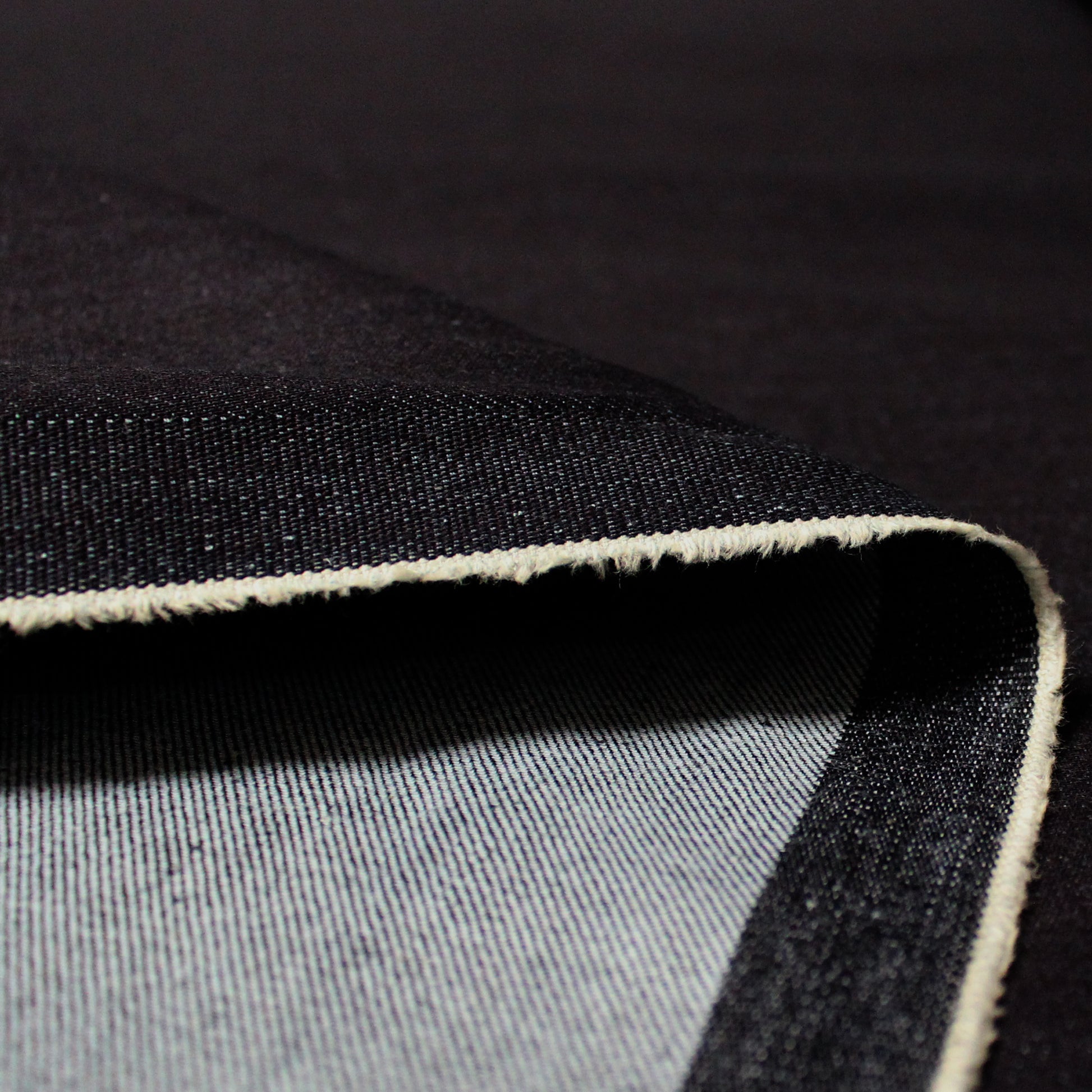 mid-weight stretch denim - ultra dark indigo