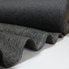 Italian luxury wool blend knit coating - charcoal