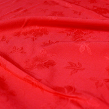 'embossed floral' viscose dobby woven - grenadine