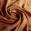 'embossed floral' viscose dobby woven - cacao