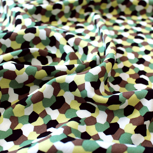 'hex dream' drapey viscose woven