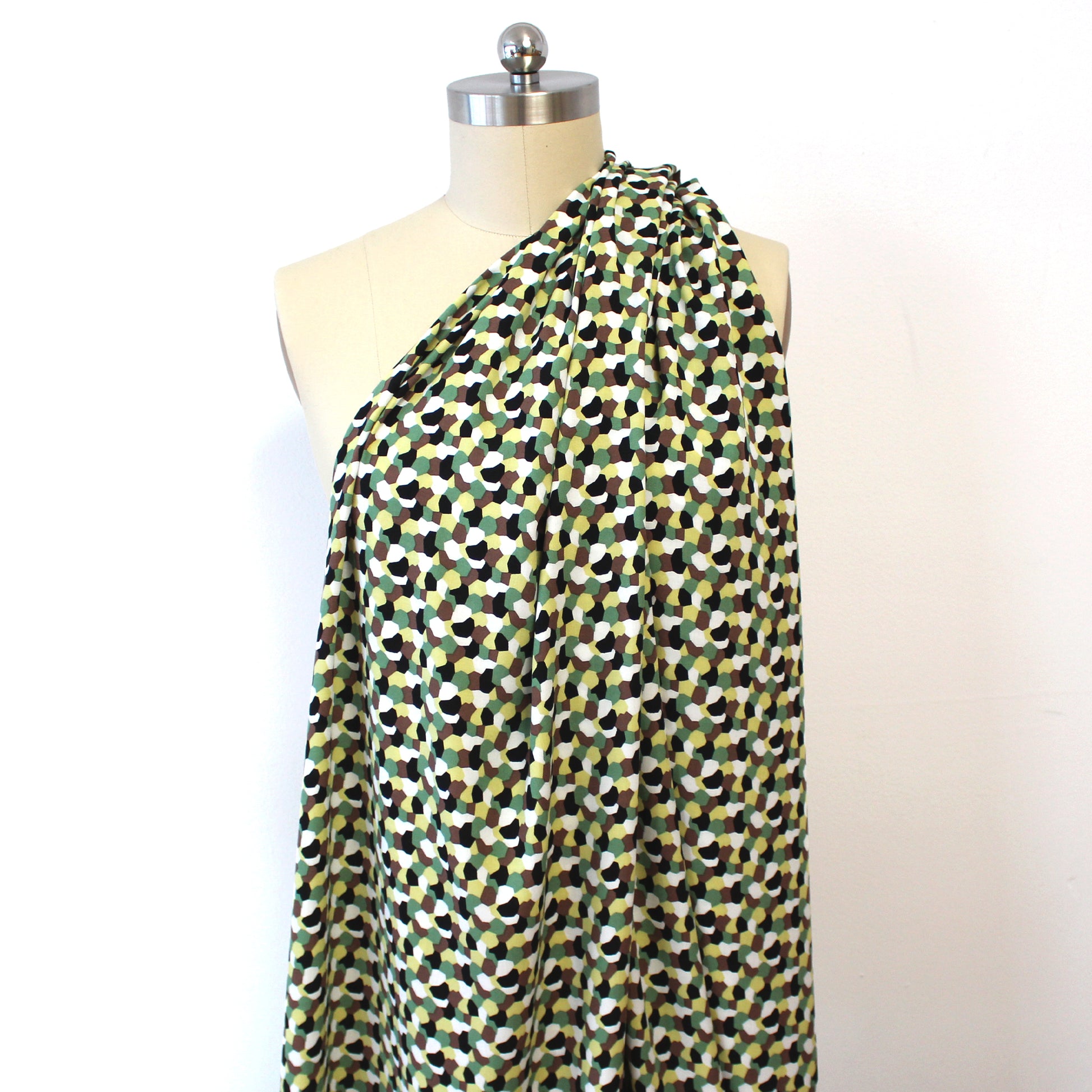 'hex dream' drapey viscose woven