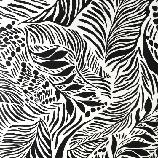 'leaf block' lightweight viscose woven