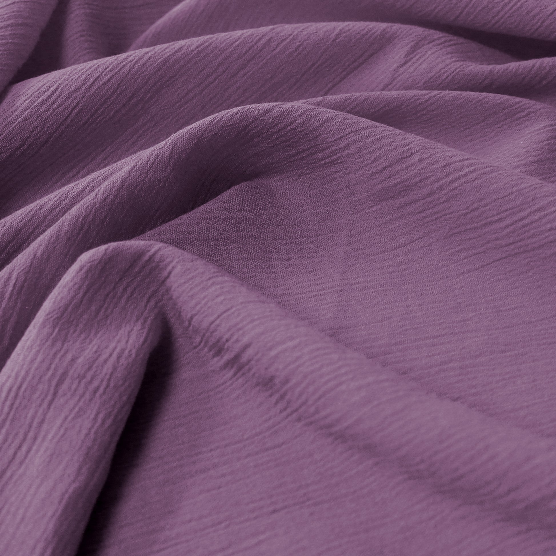 crinkle yoryu viscose dressweight woven - dusky grape