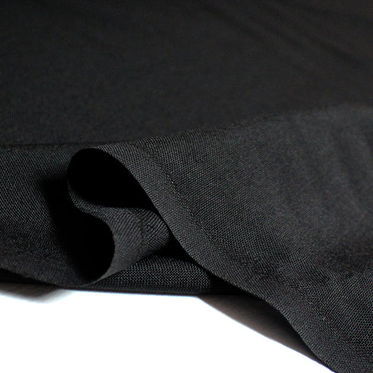 Italian wool blend tropical suiting - black