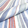 Italian deadstock "Cape Cod" striped linen blend