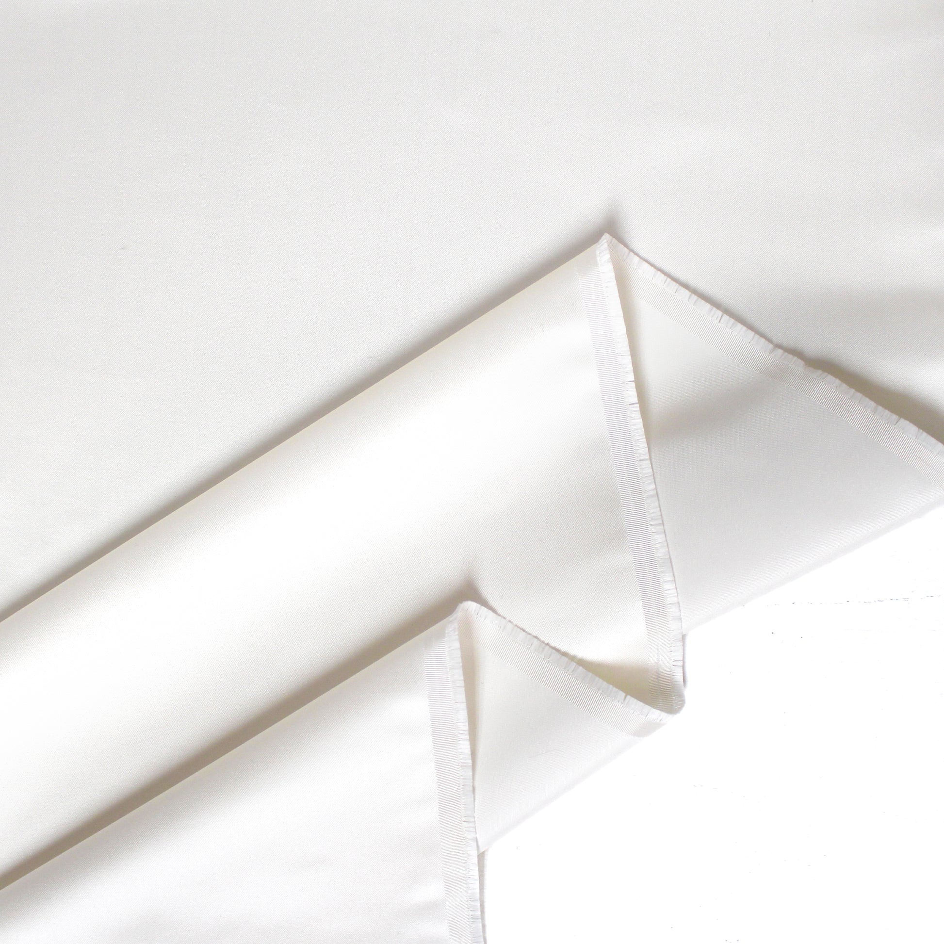 fine quality rayon/silk duchess satin - pearl