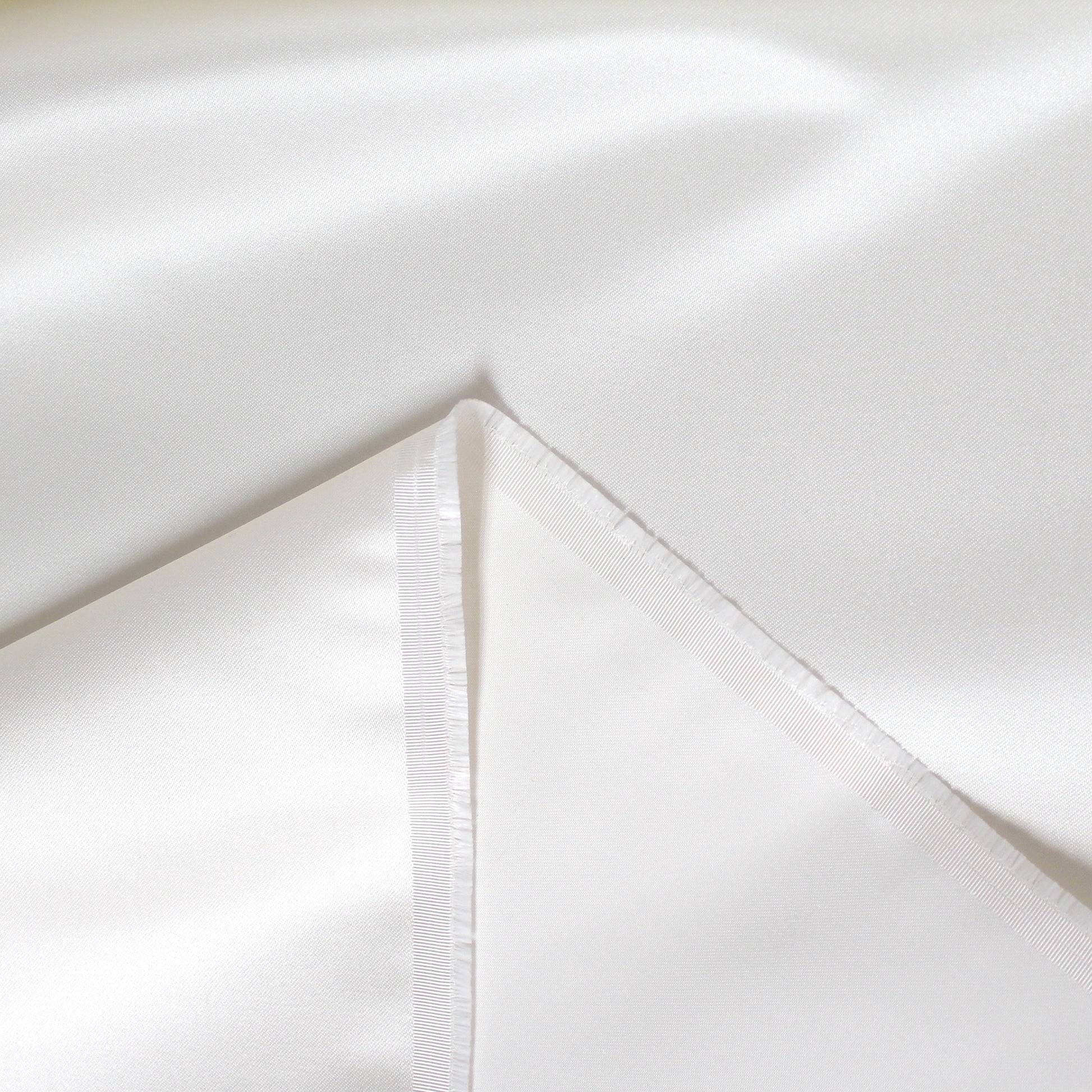 fine quality rayon/silk duchess satin - pearl