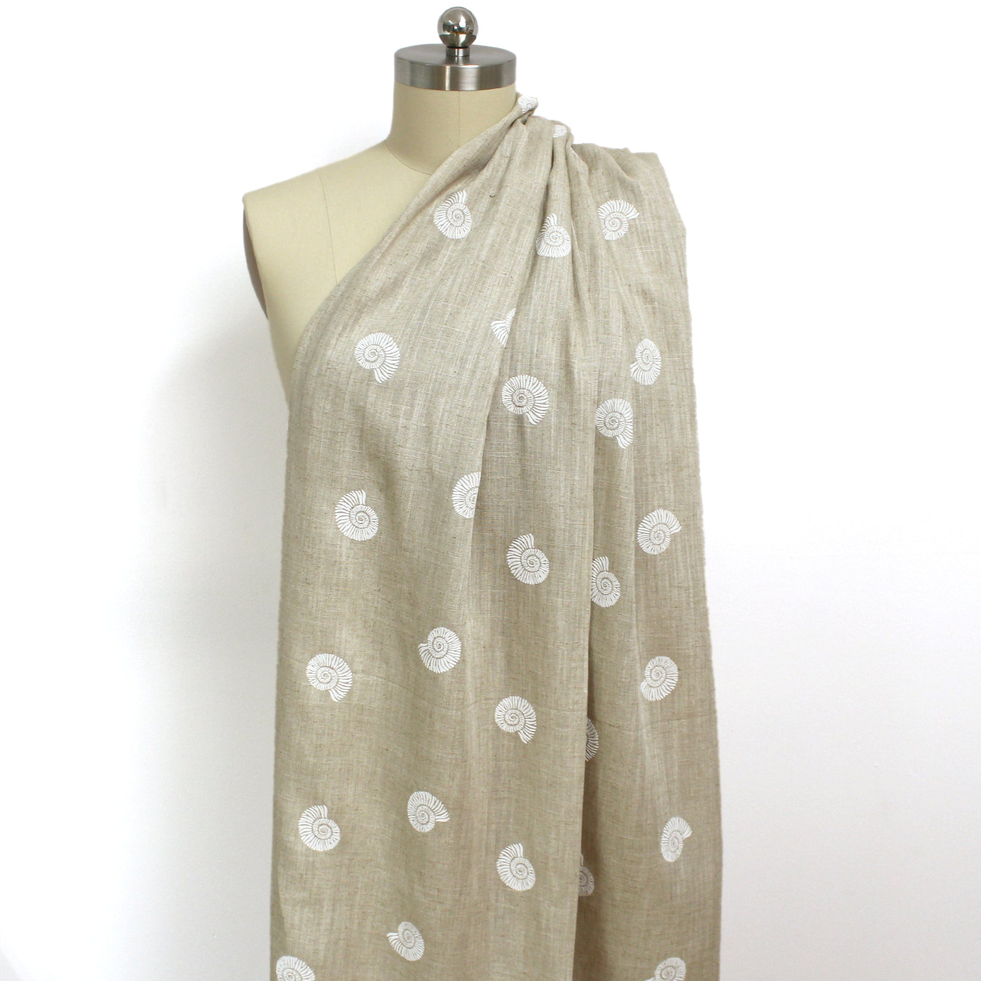 'sand and shore' viscose/linen woven