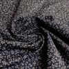 Italian 'midnight sprigs' cotton poplin
