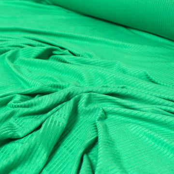rayon/spandex essential rib knit - emerald