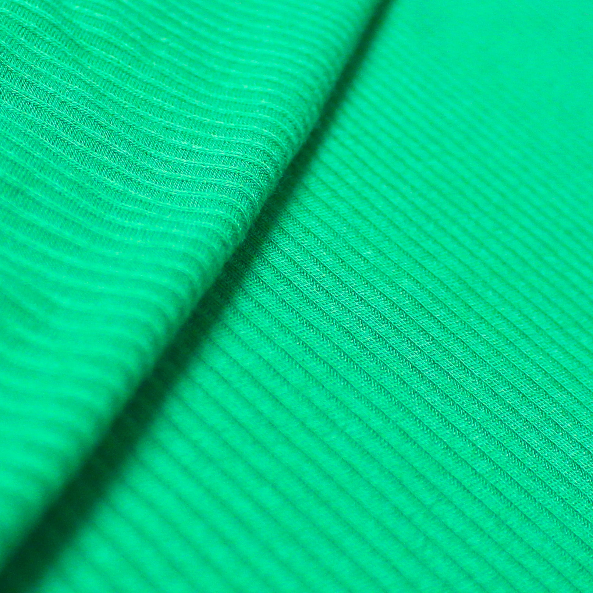 rayon/spandex essential rib knit - emerald