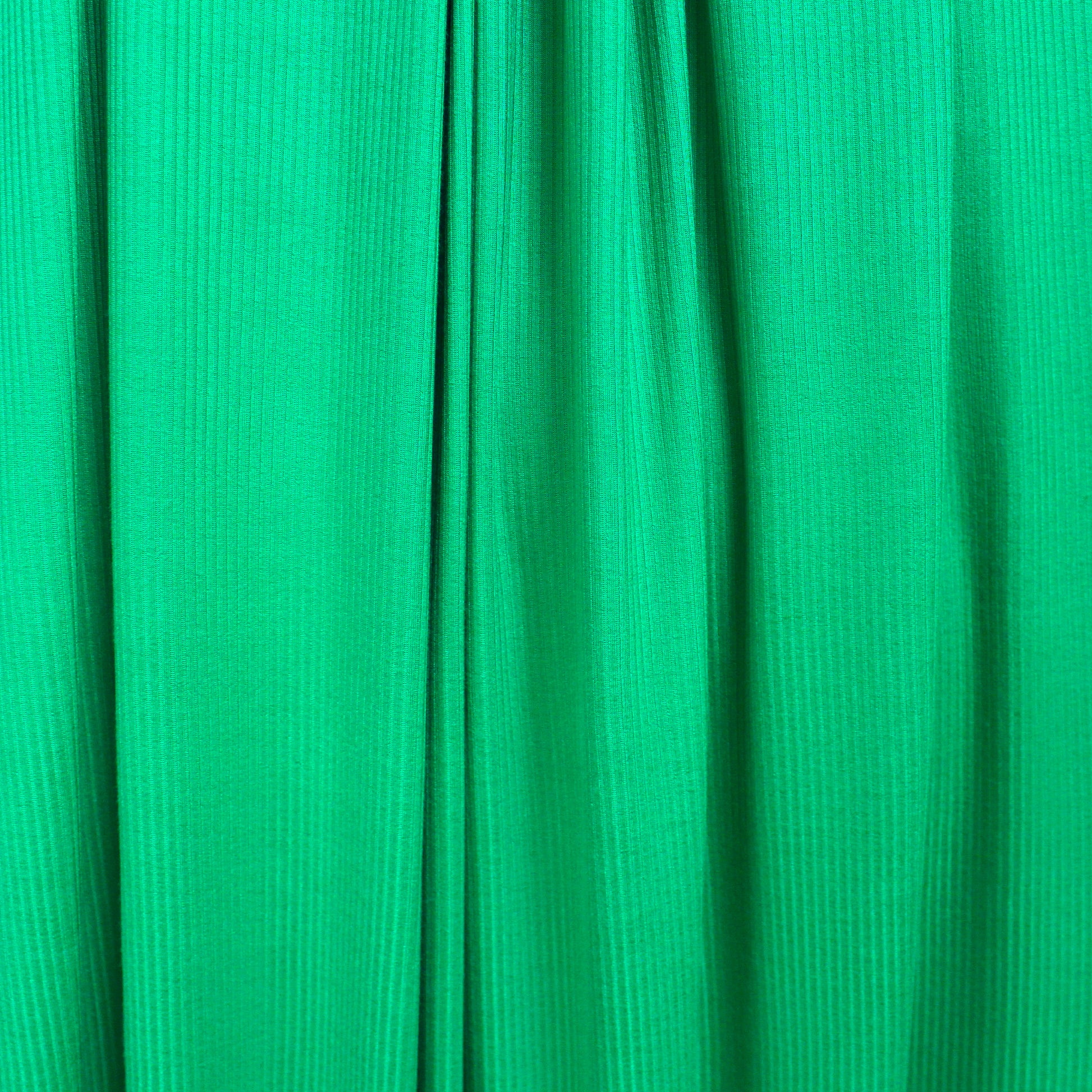 rayon/spandex essential rib knit - emerald
