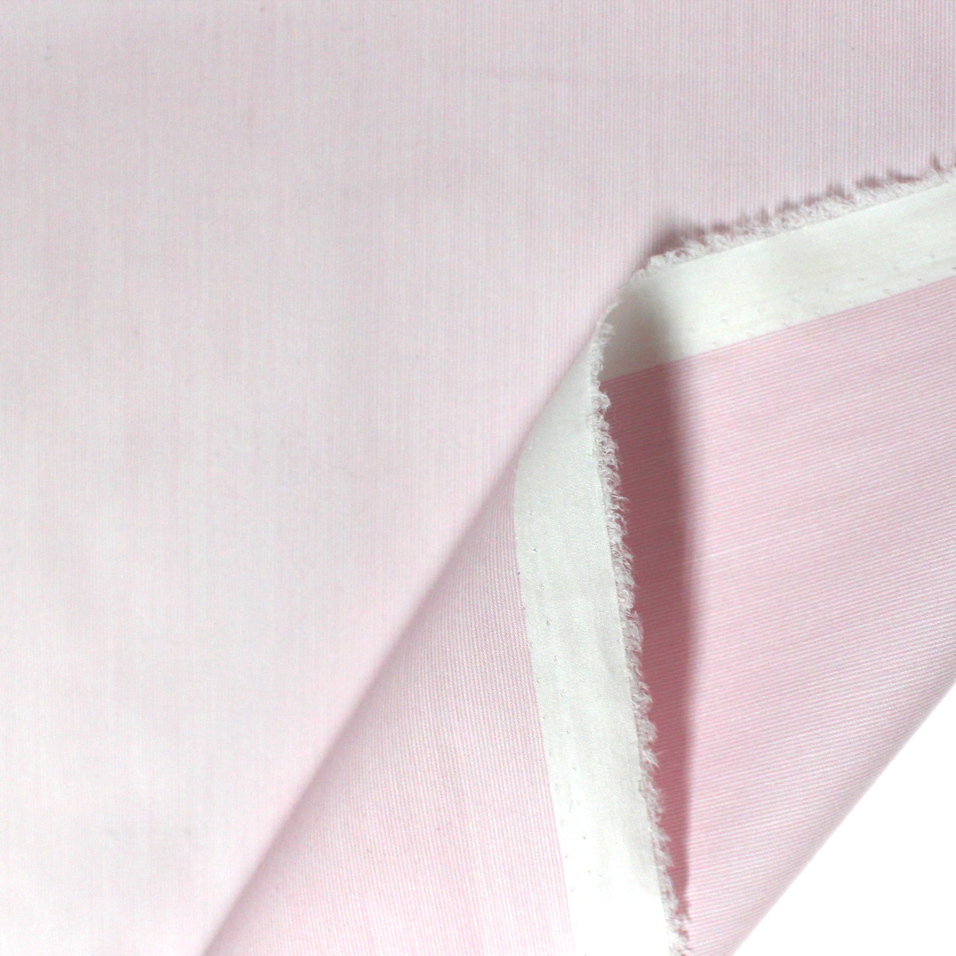 micro-stripe stretch cotton shirting - soft pink