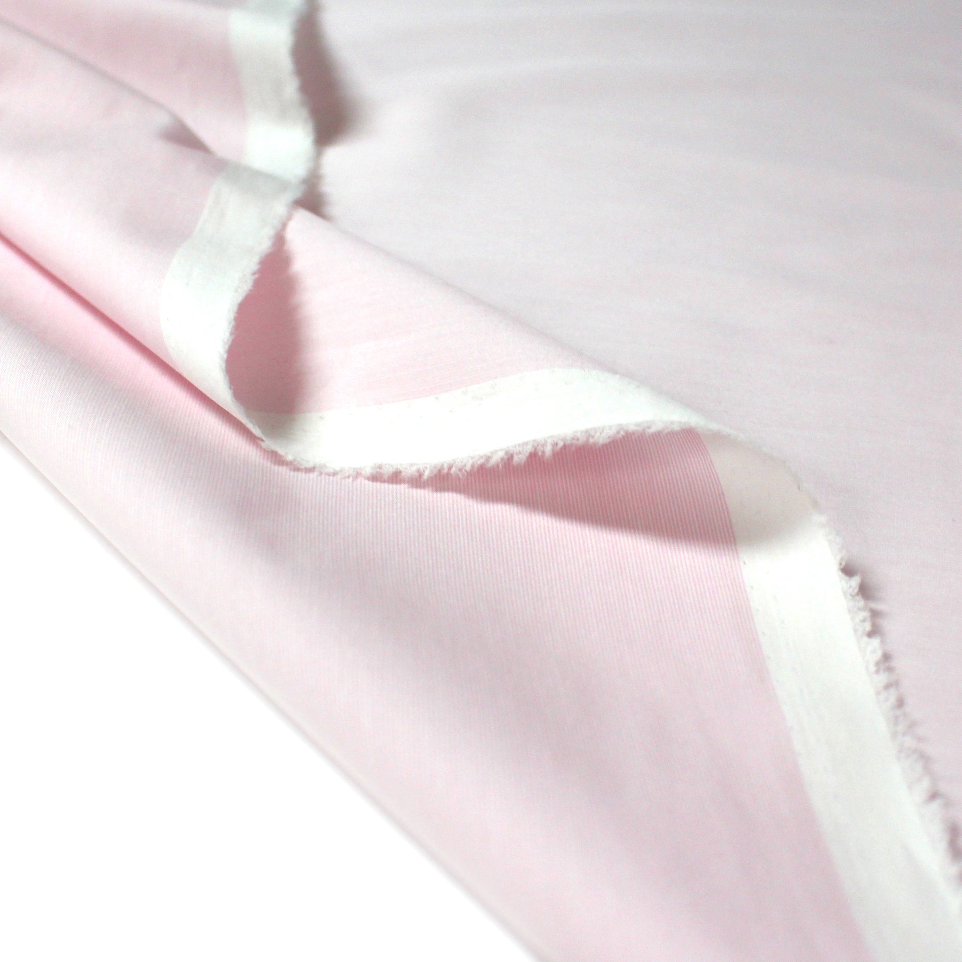 micro-stripe stretch cotton shirting - soft pink