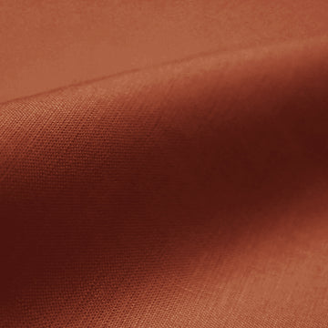 European mid-weight linen woven - rust