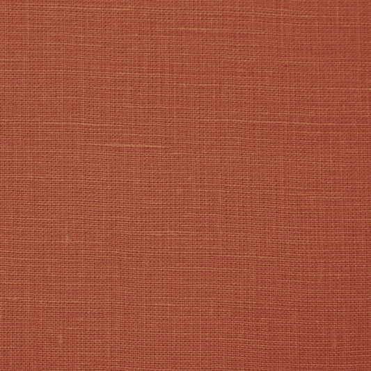 European mid-weight linen woven - rust