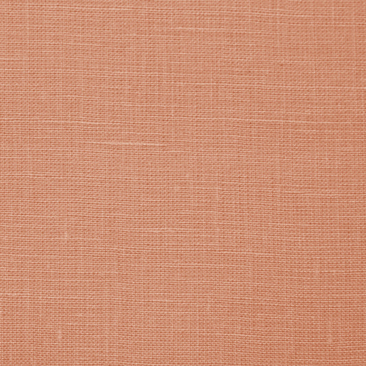 European mid-weight linen woven - terracotta