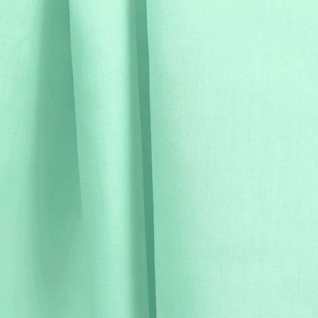 European mid-weight linen woven - summer mint