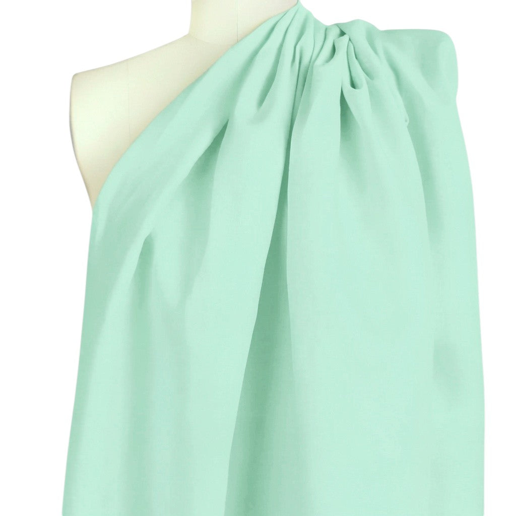 European mid-weight linen woven - summer mint