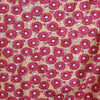 Japanese 'fan fare' homespun cotton - pink