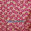 Japanese 'fan fare' homespun cotton - pink