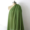 Missoni-esque flame stitch knit - clover/lime