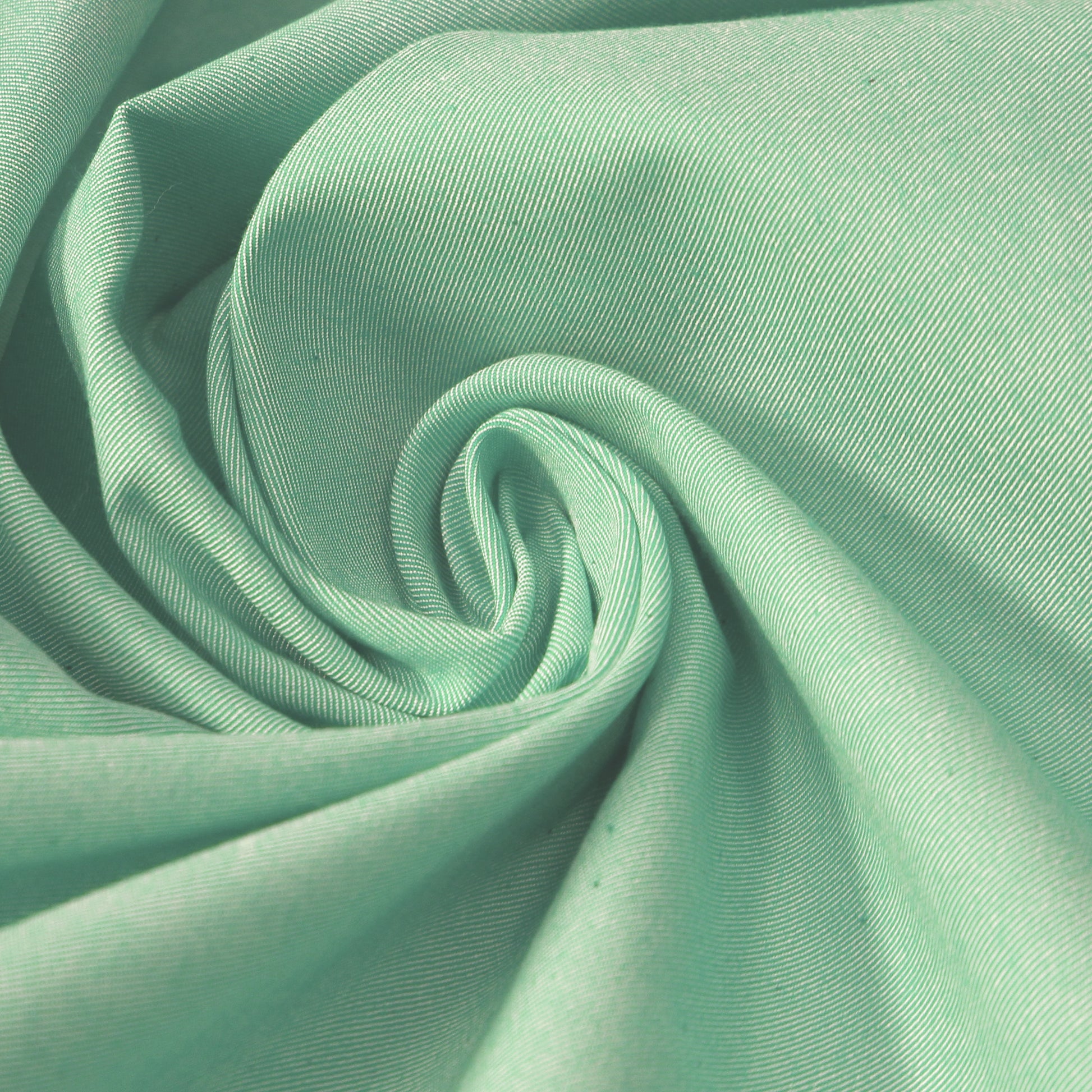 Italian reversible cotton denim - splash