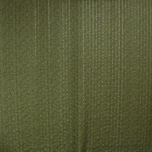 "glisten in the garden" metallic stripe rayon crepe