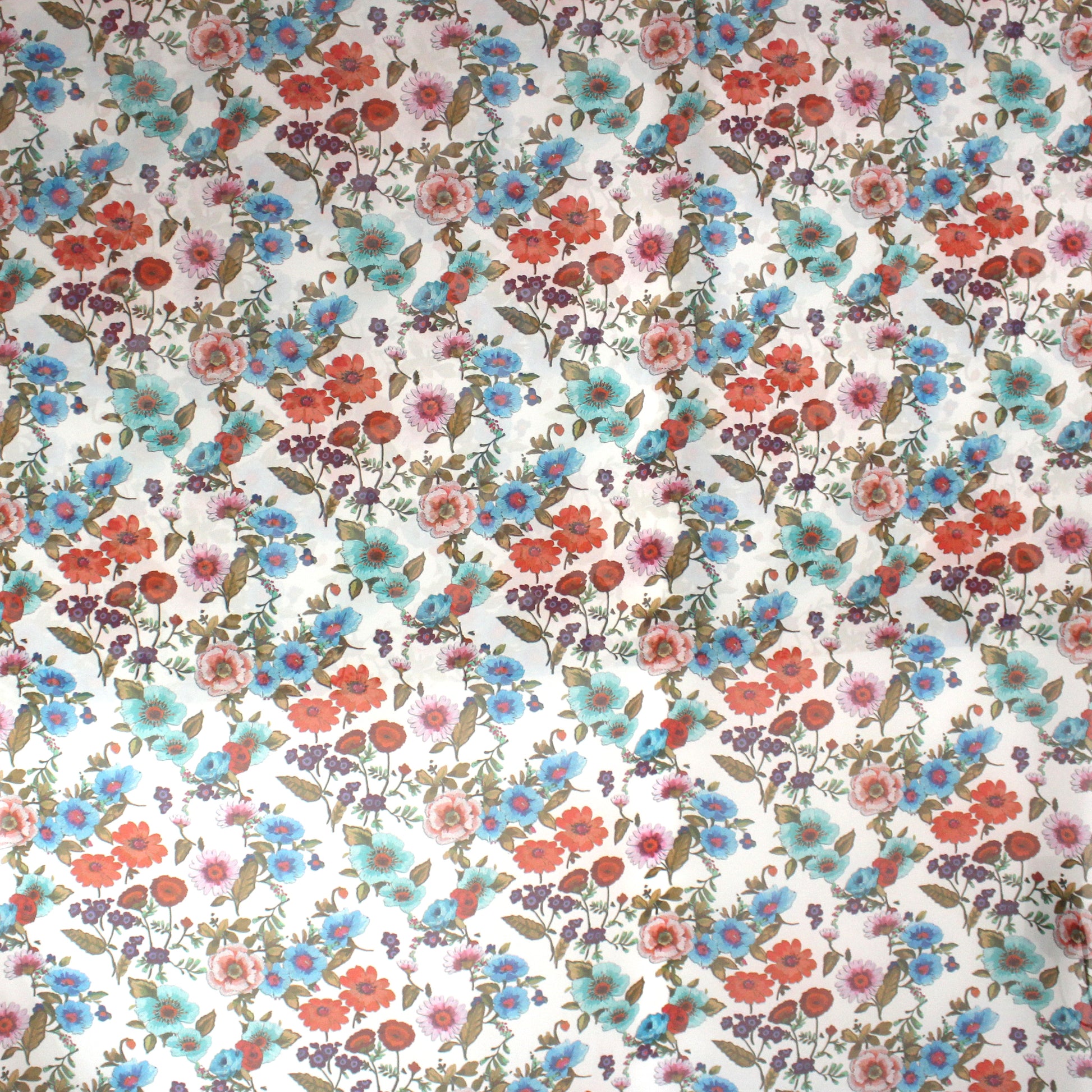 'wildflower' printed polysilk chiffon