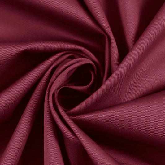 Tencel/cotton mid-weight twill - wine
