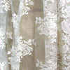 French 'Chantilly' exquisite cotton blend lace, Oeko-Tex cert.