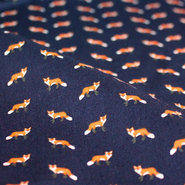 Italian "red fox" cotton shirting