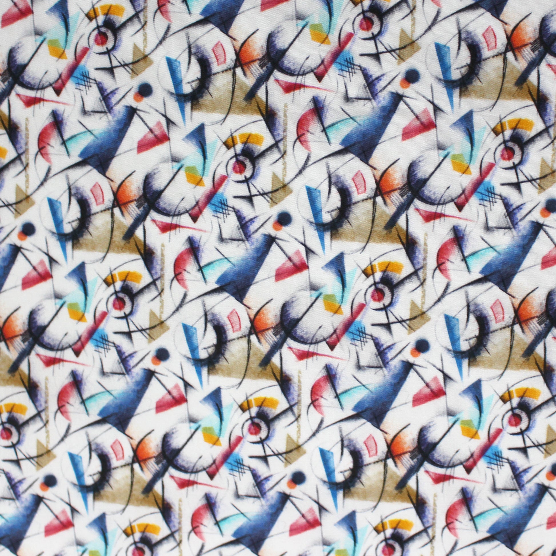 Italian 'Kandinsky' cotton shirting