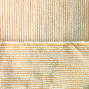 'weekender' all-cotton stripe seersucker - sherbet/white