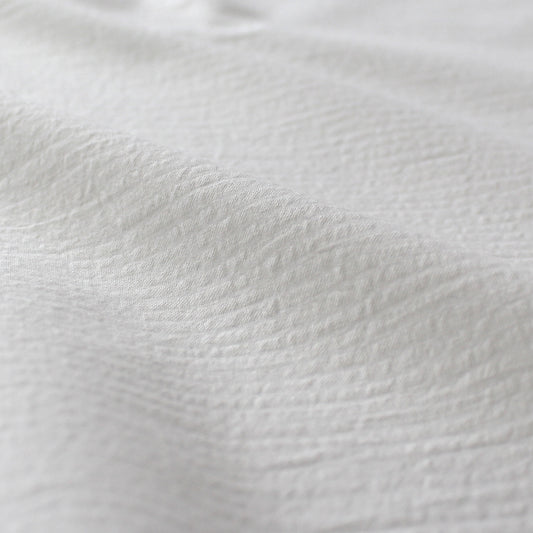 'weekender' all-cotton stripe seersucker - white/white