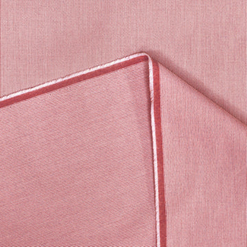 stretch cotton 'feathercord' - red/white