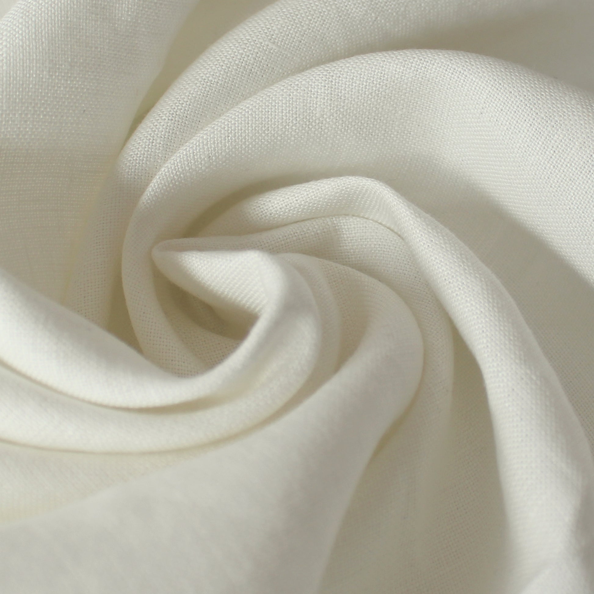 European mid-weight linen woven - ivory
