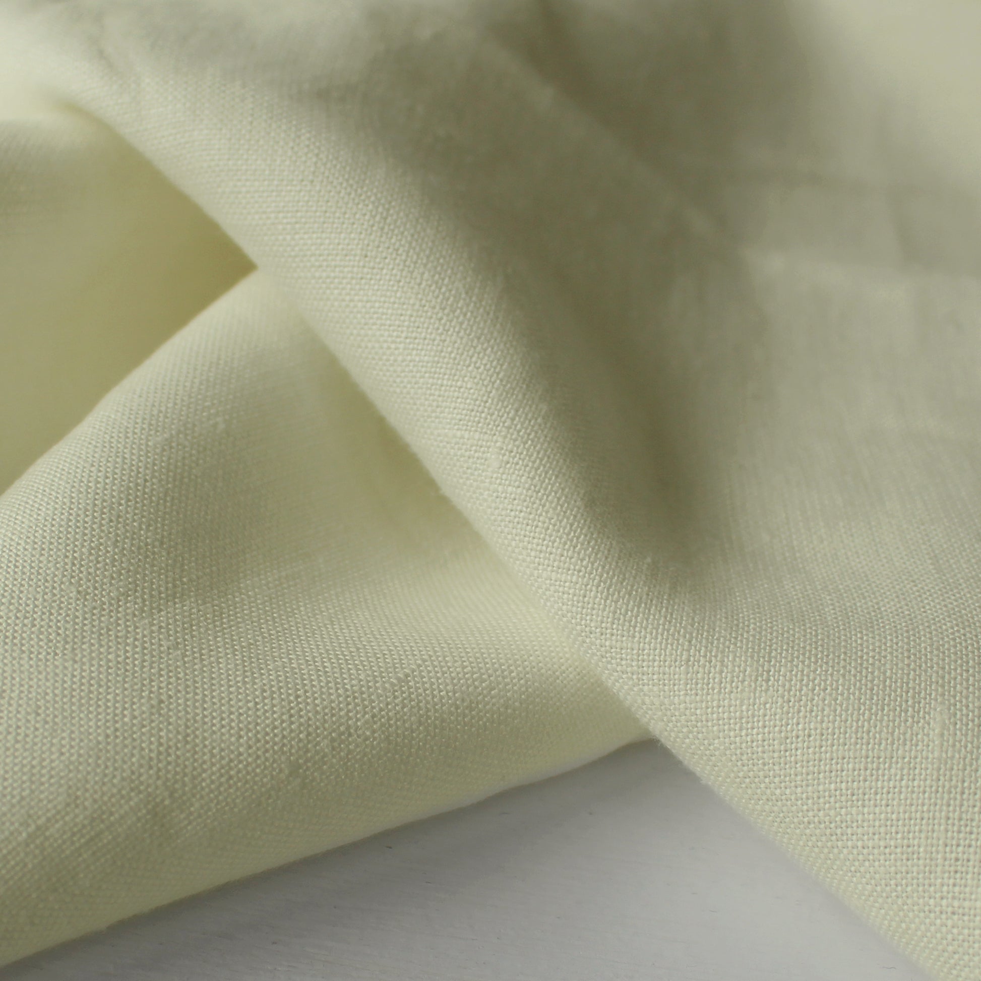 European mid-weight linen woven - ecru
