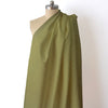European mid-weight linen woven - yellow olive