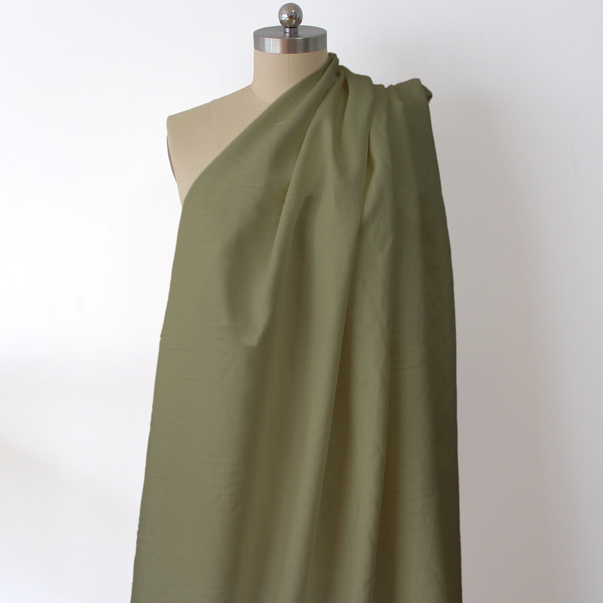European mid-weight linen woven - olive