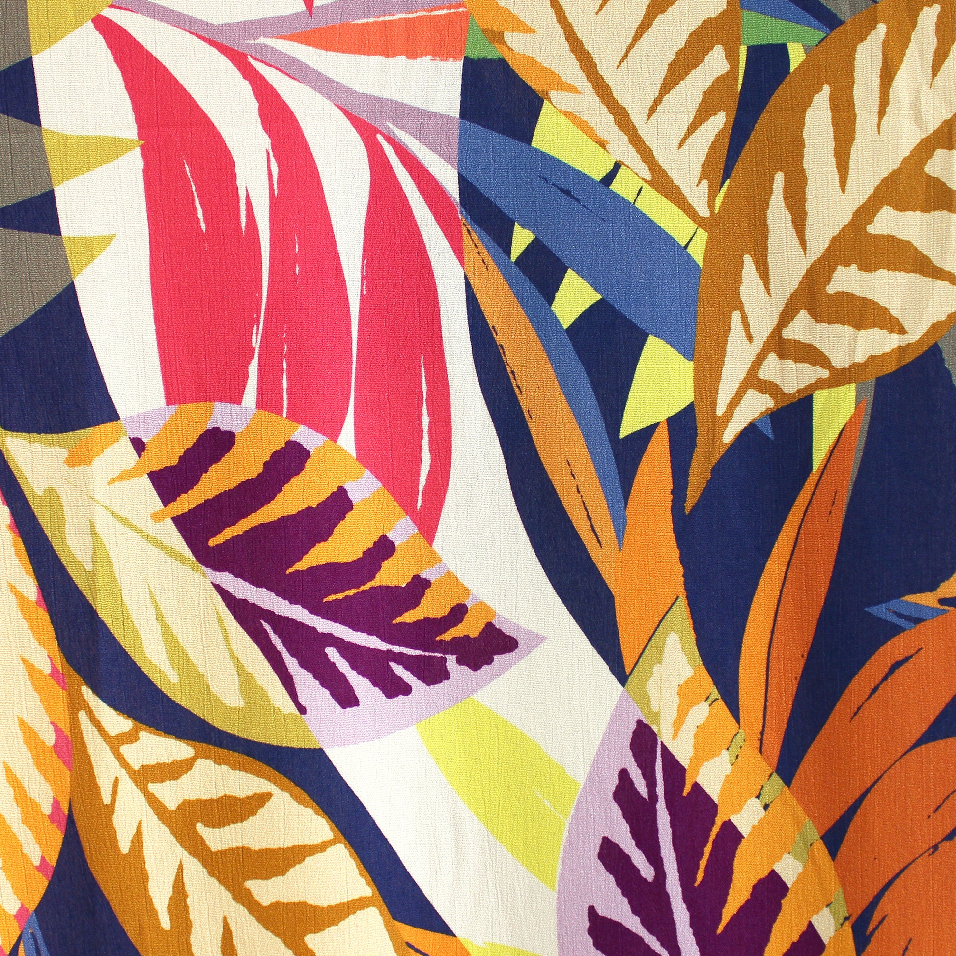 French 'Key Biscayne' viscose crepe woven