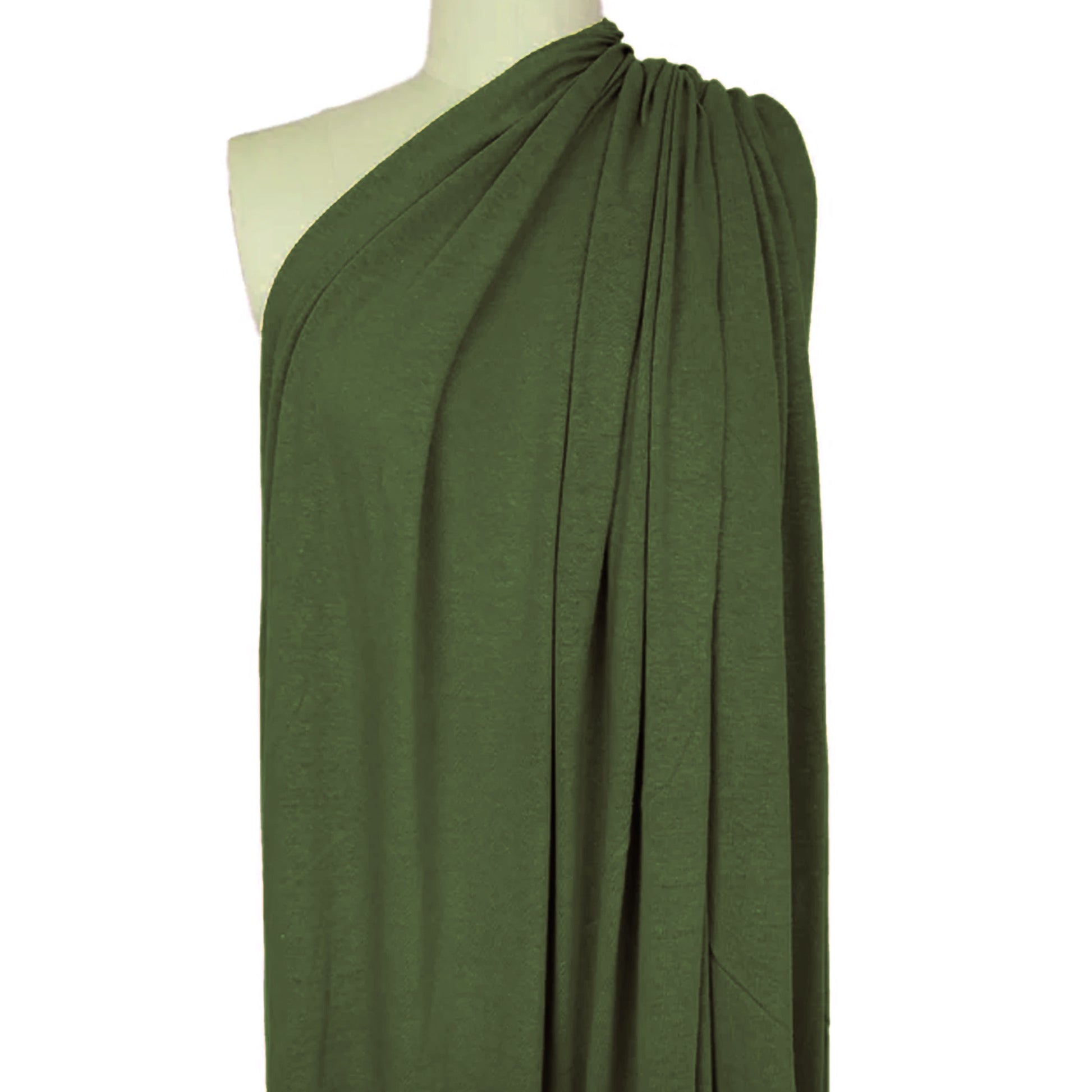 fine hemp/organic cotton knit, Oeko-Tex certified - olive