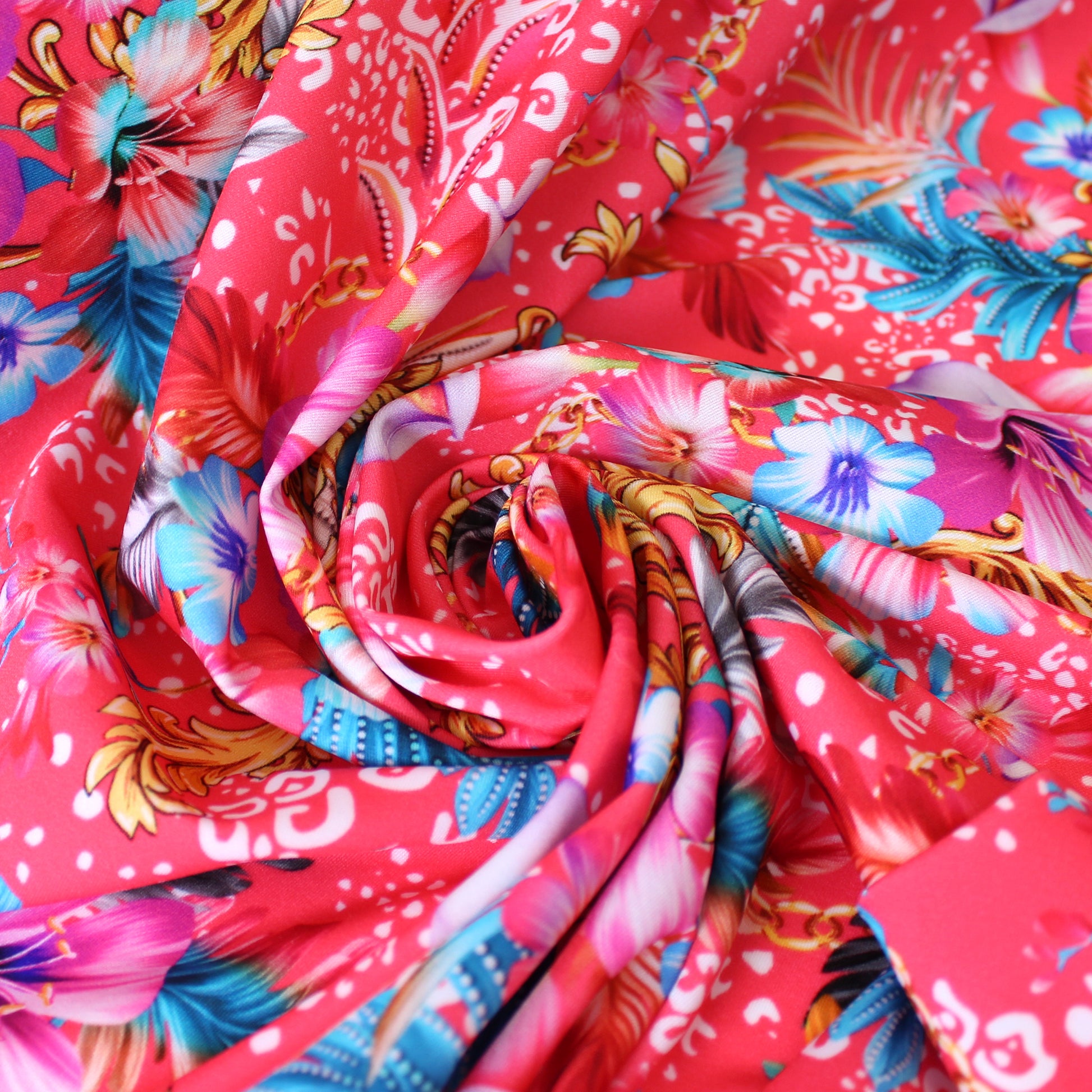 Italian designer 'botanical soiree' 4-way swim knit