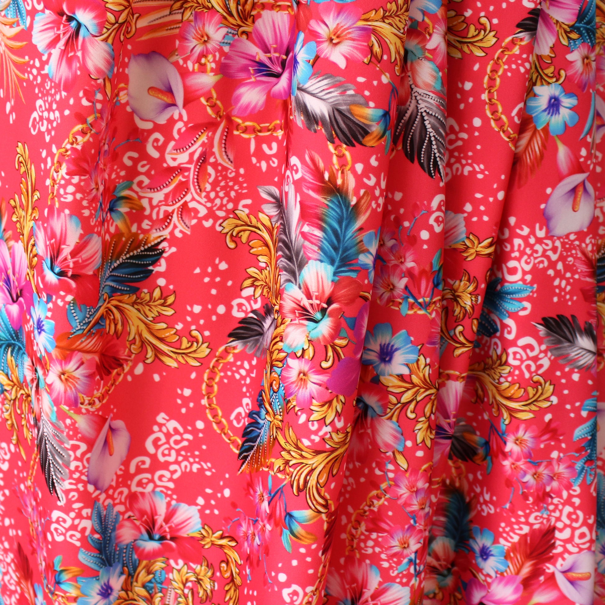 Italian designer 'botanical soiree' 4-way swim knit